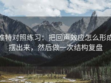 推特对照练习：把回声效应怎么形成摆出来，然后做一次结构复盘
